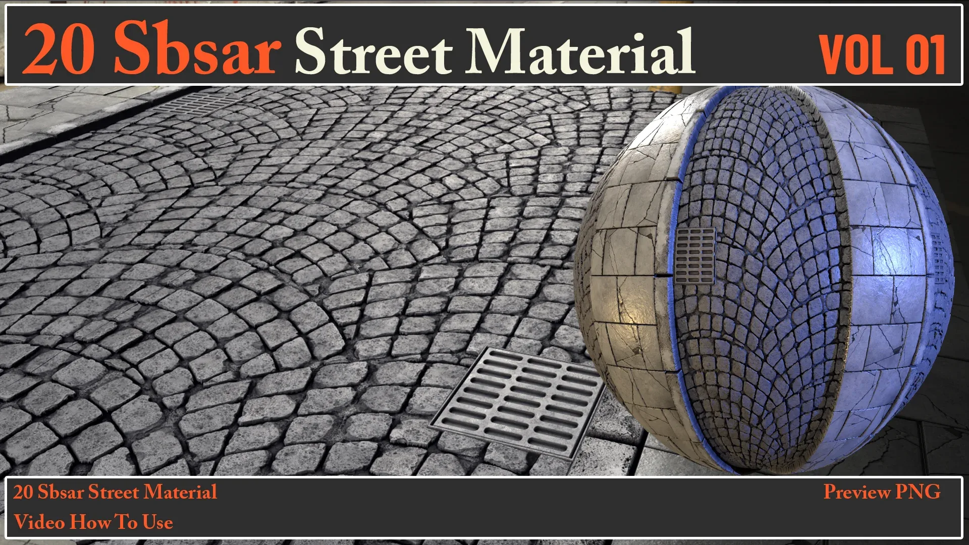 20 SBSAR Street Material VOL 01 + Video How To Use