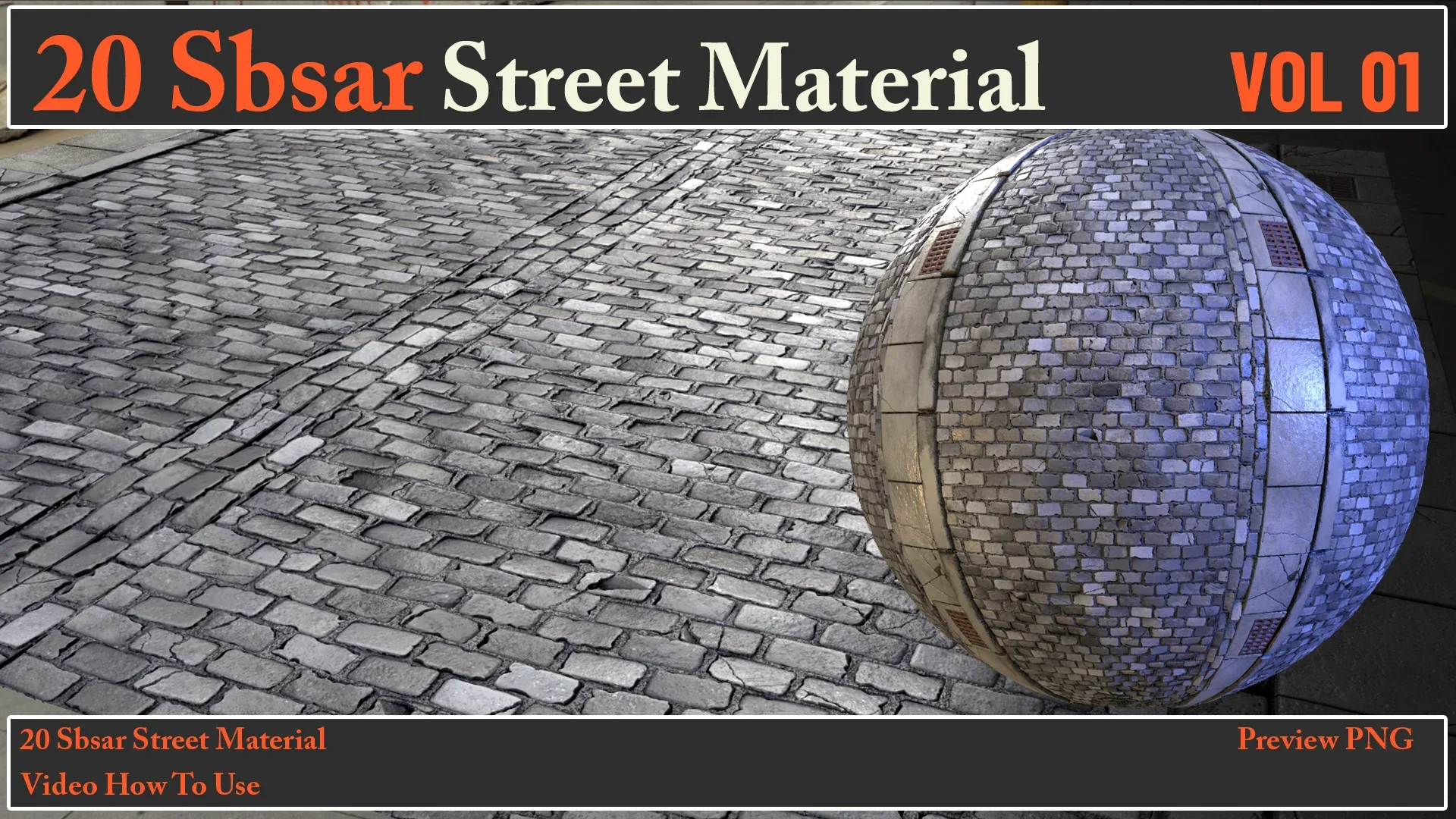 20 SBSAR Street Material VOL 01 + Video How To Use