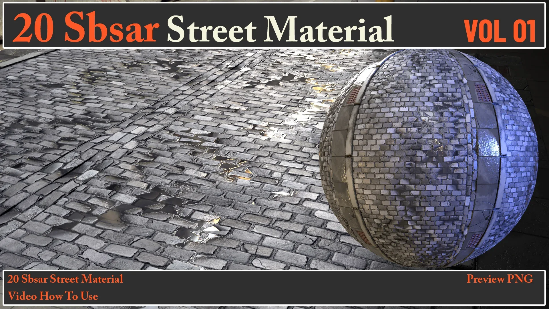 20 SBSAR Street Material VOL 01 + Video How To Use