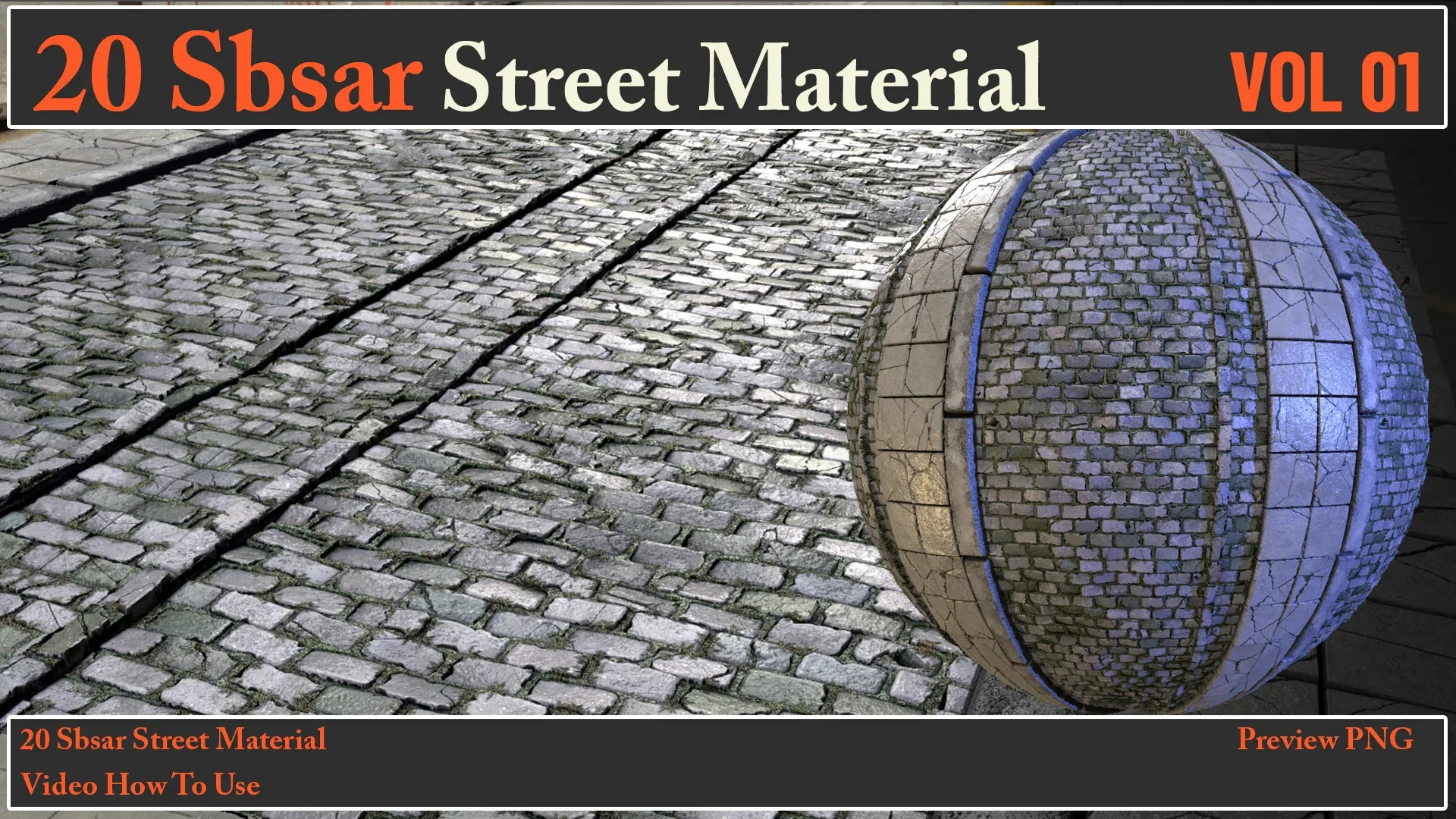 20 SBSAR Street Material VOL 01 + Video How To Use