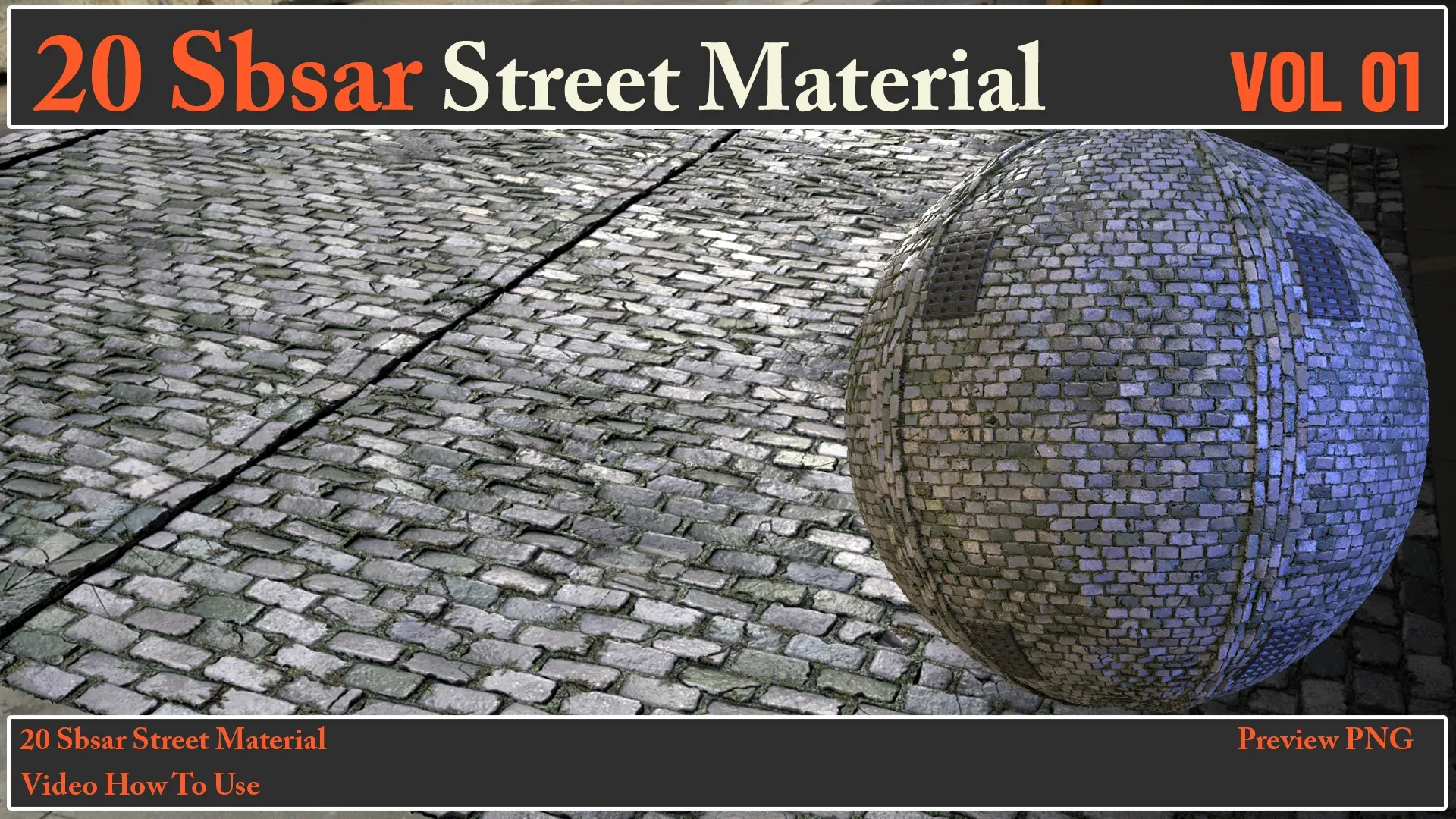 20 SBSAR Street Material VOL 01 + Video How To Use