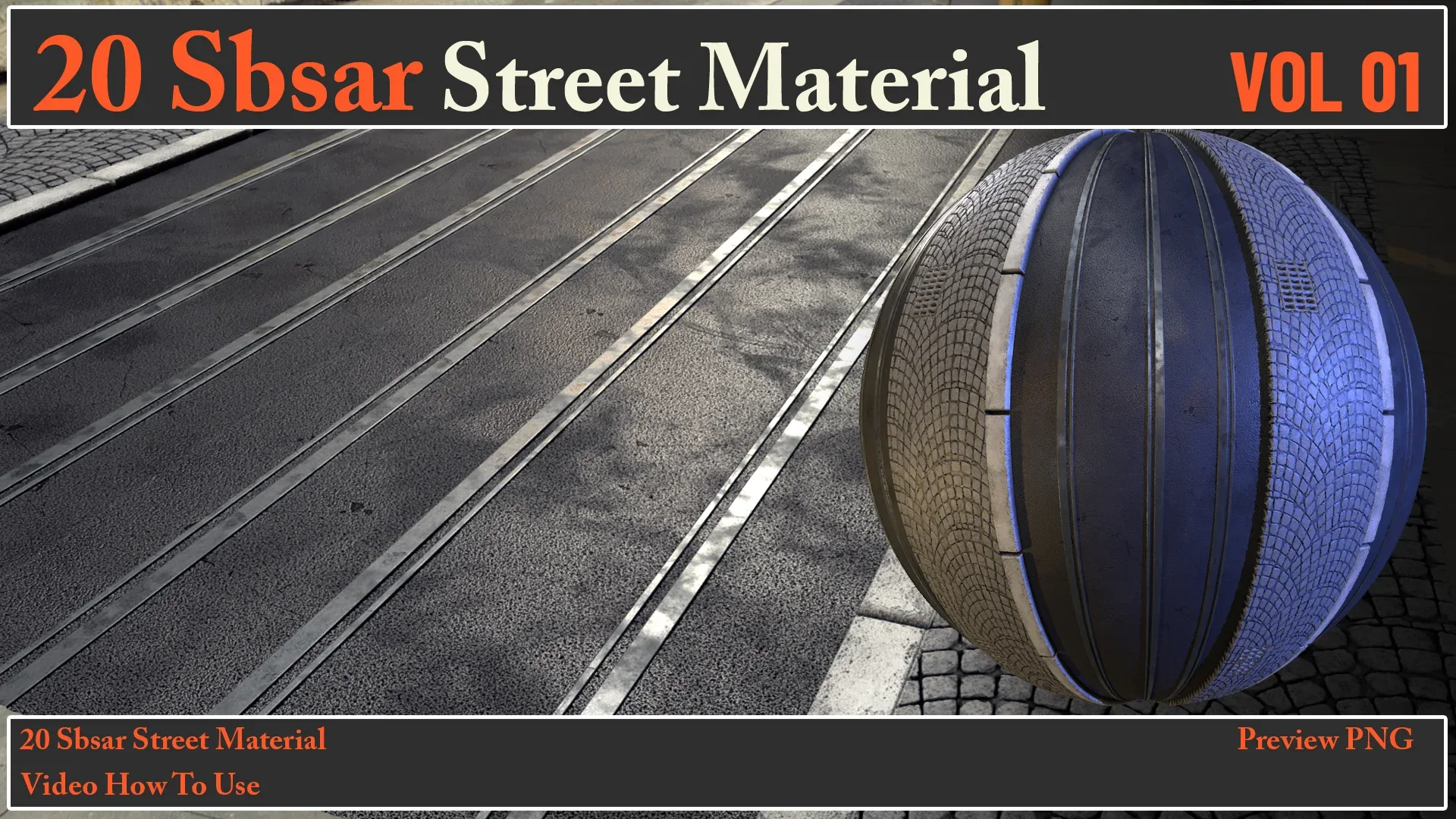 20 SBSAR Street Material VOL 01 + Video How To Use