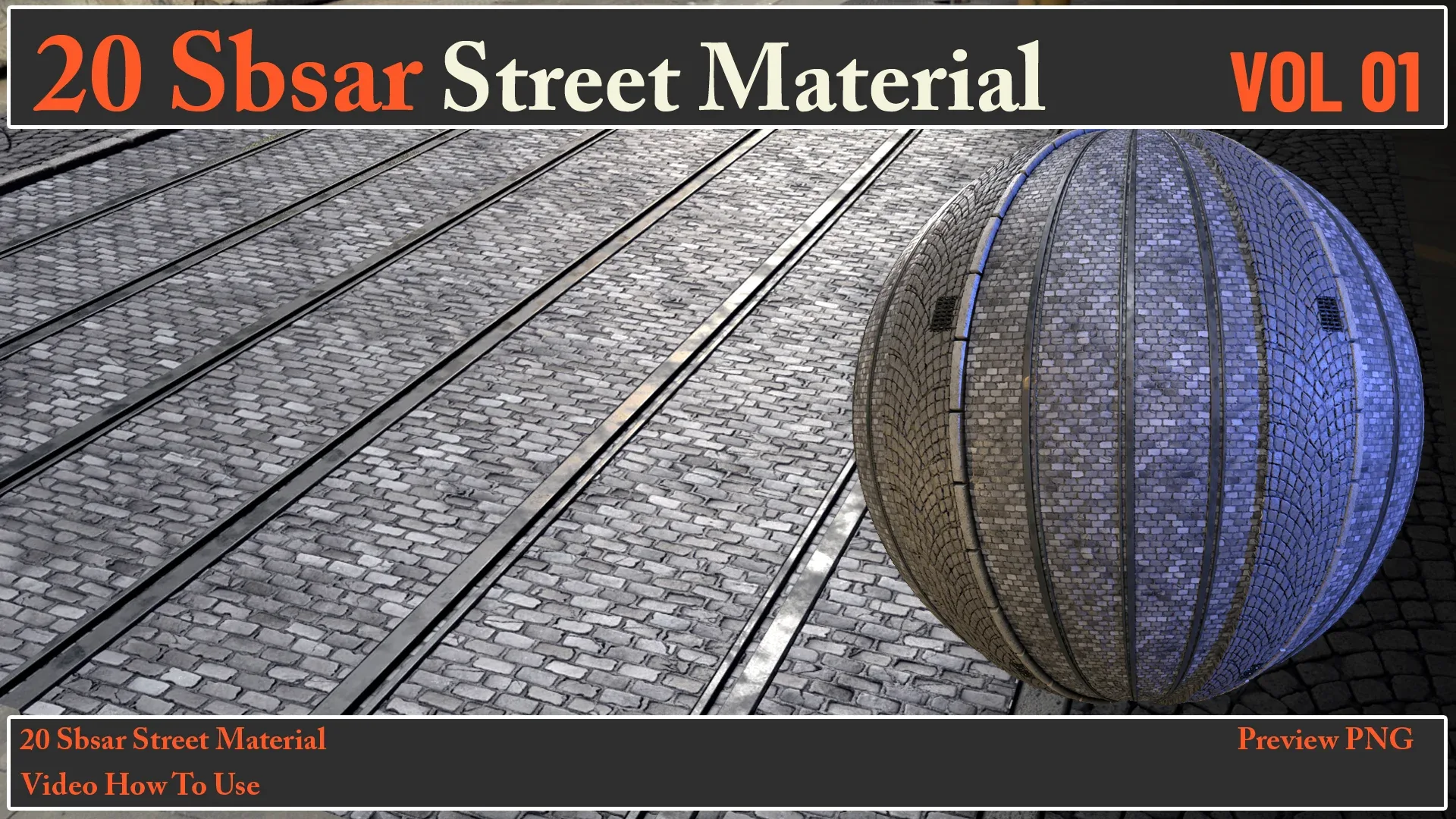 20 SBSAR Street Material VOL 01 + Video How To Use