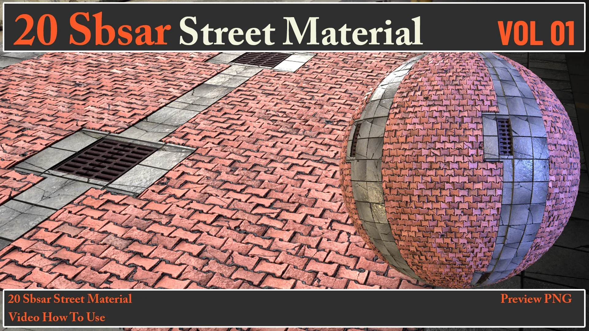 20 SBSAR Street Material VOL 01 + Video How To Use