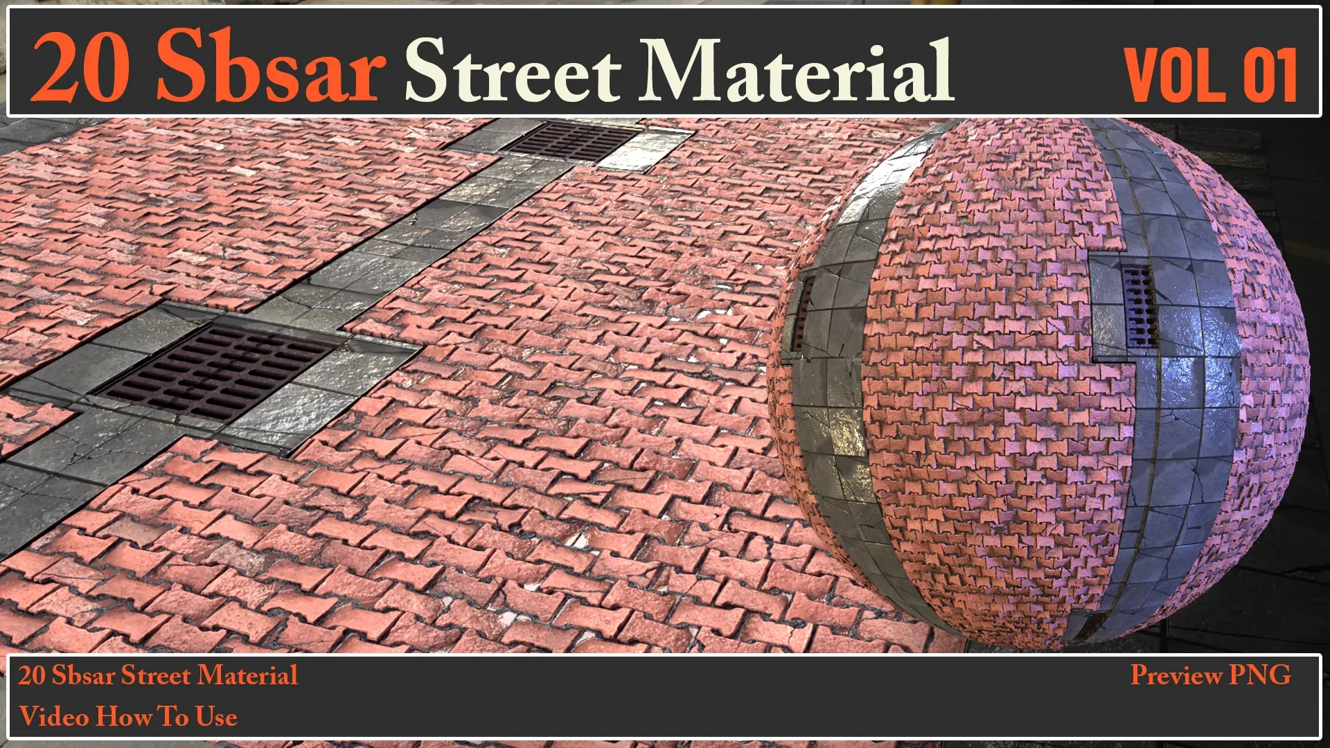 20 SBSAR Street Material VOL 01 + Video How To Use