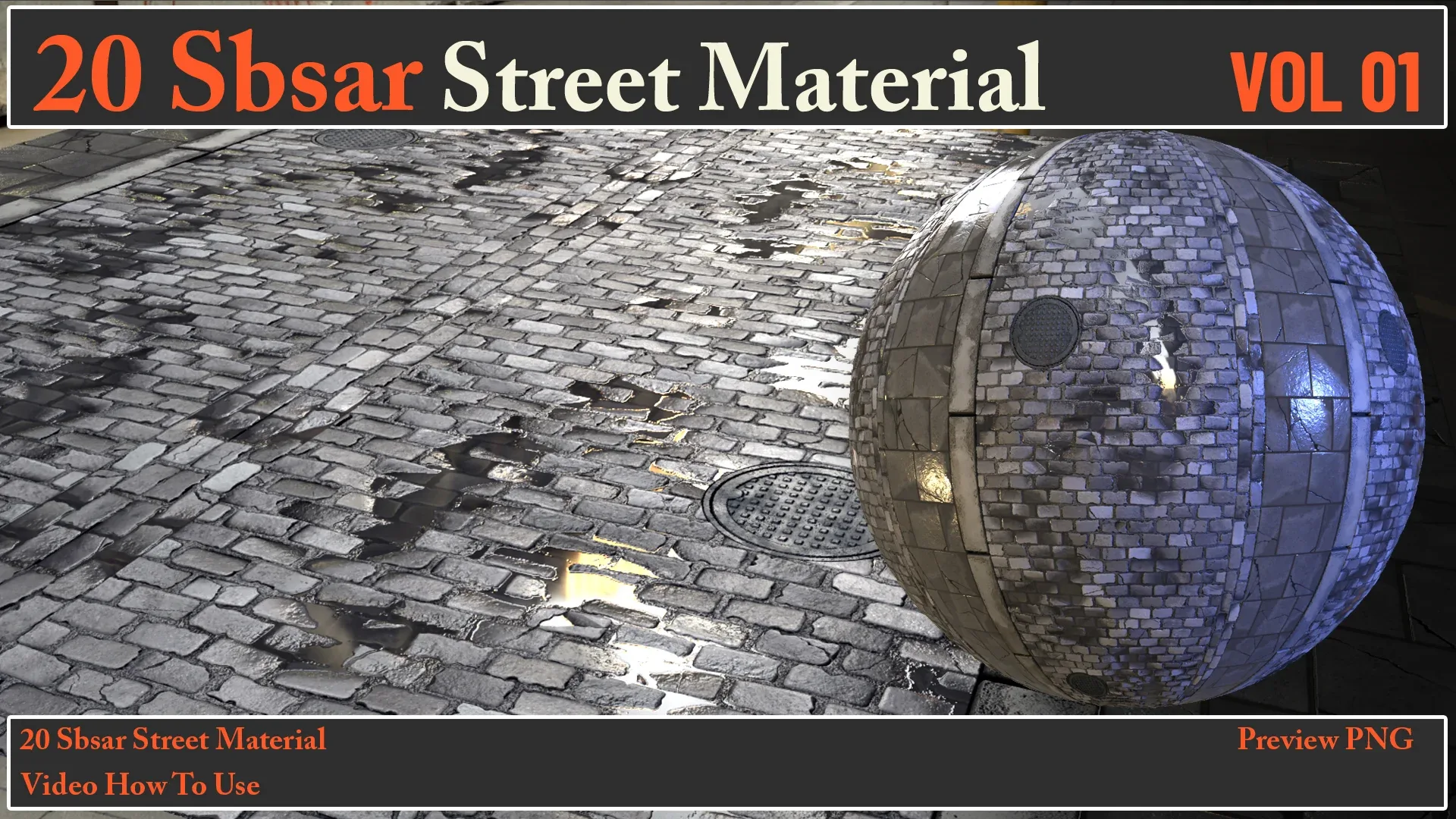 20 SBSAR Street Material VOL 01 + Video How To Use