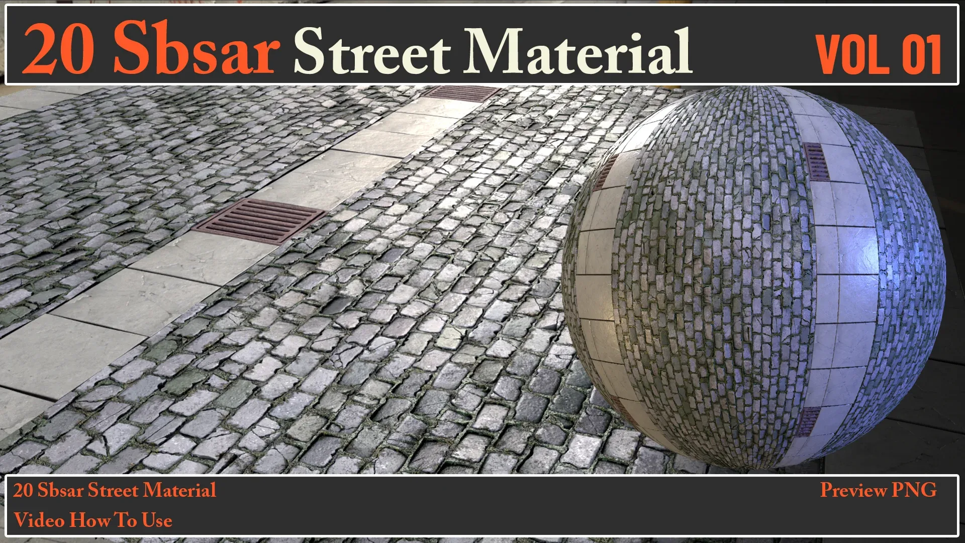 20 SBSAR Street Material VOL 01 + Video How To Use