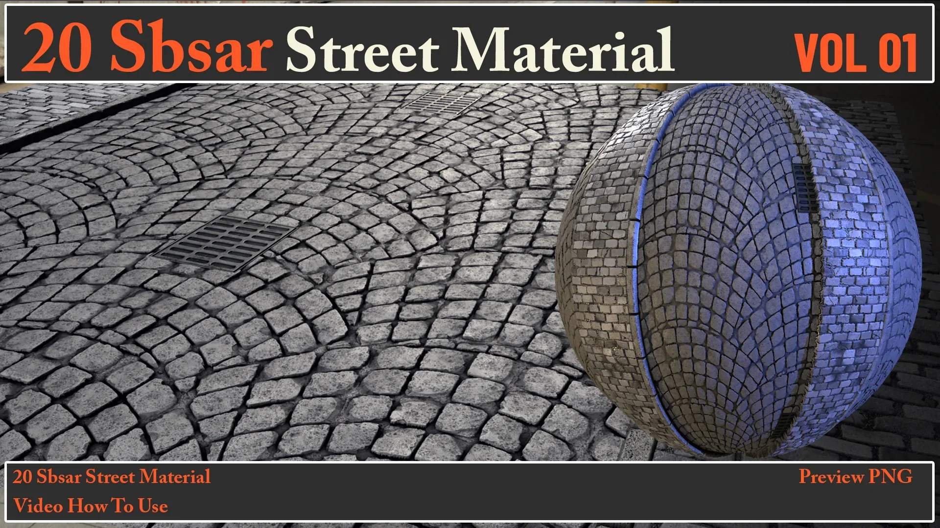 20 SBSAR Street Material VOL 01 + Video How To Use