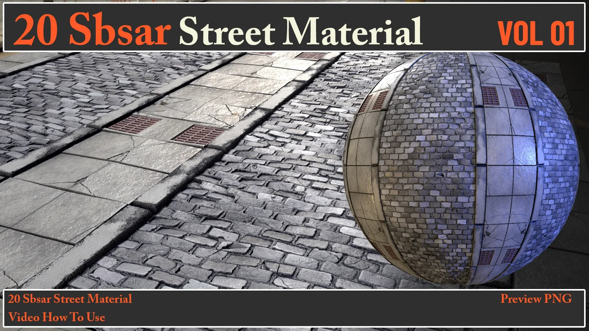 20 SBSAR Street Material VOL 01 + Video How To Use