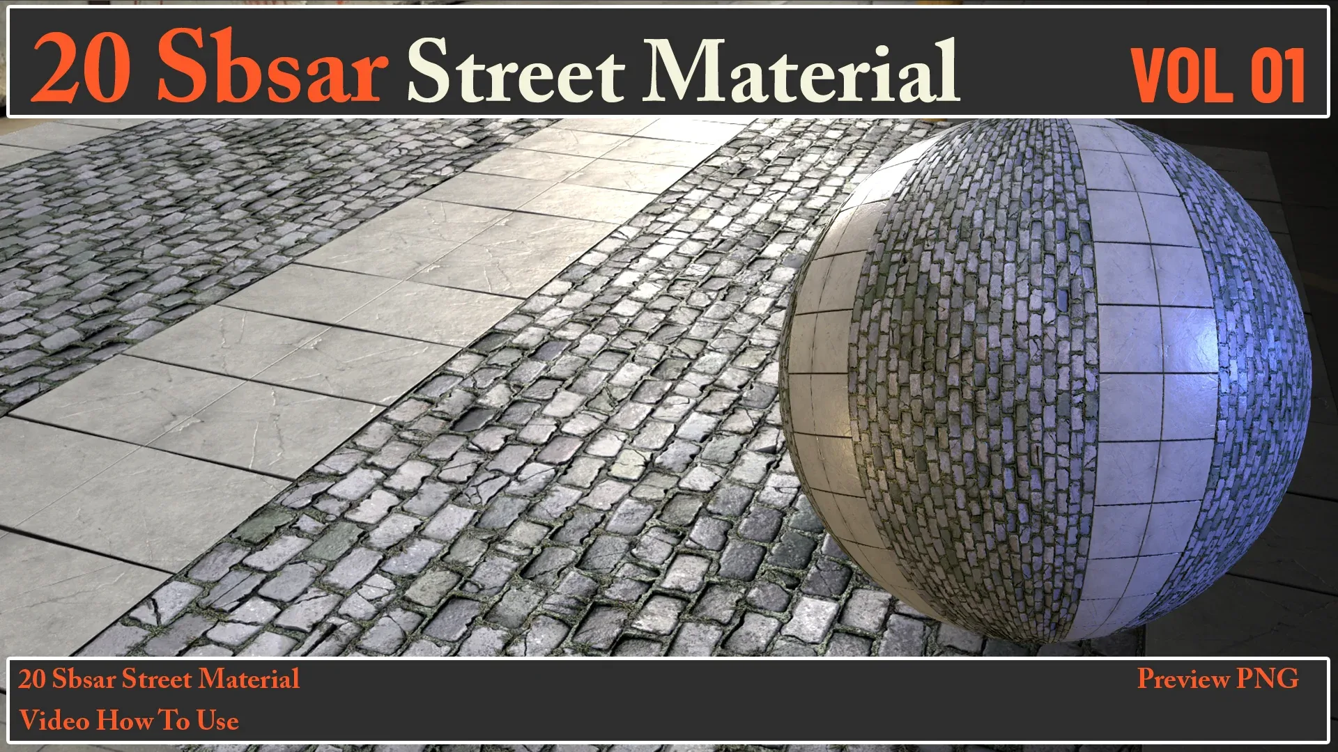 20 SBSAR Street Material VOL 01 + Video How To Use