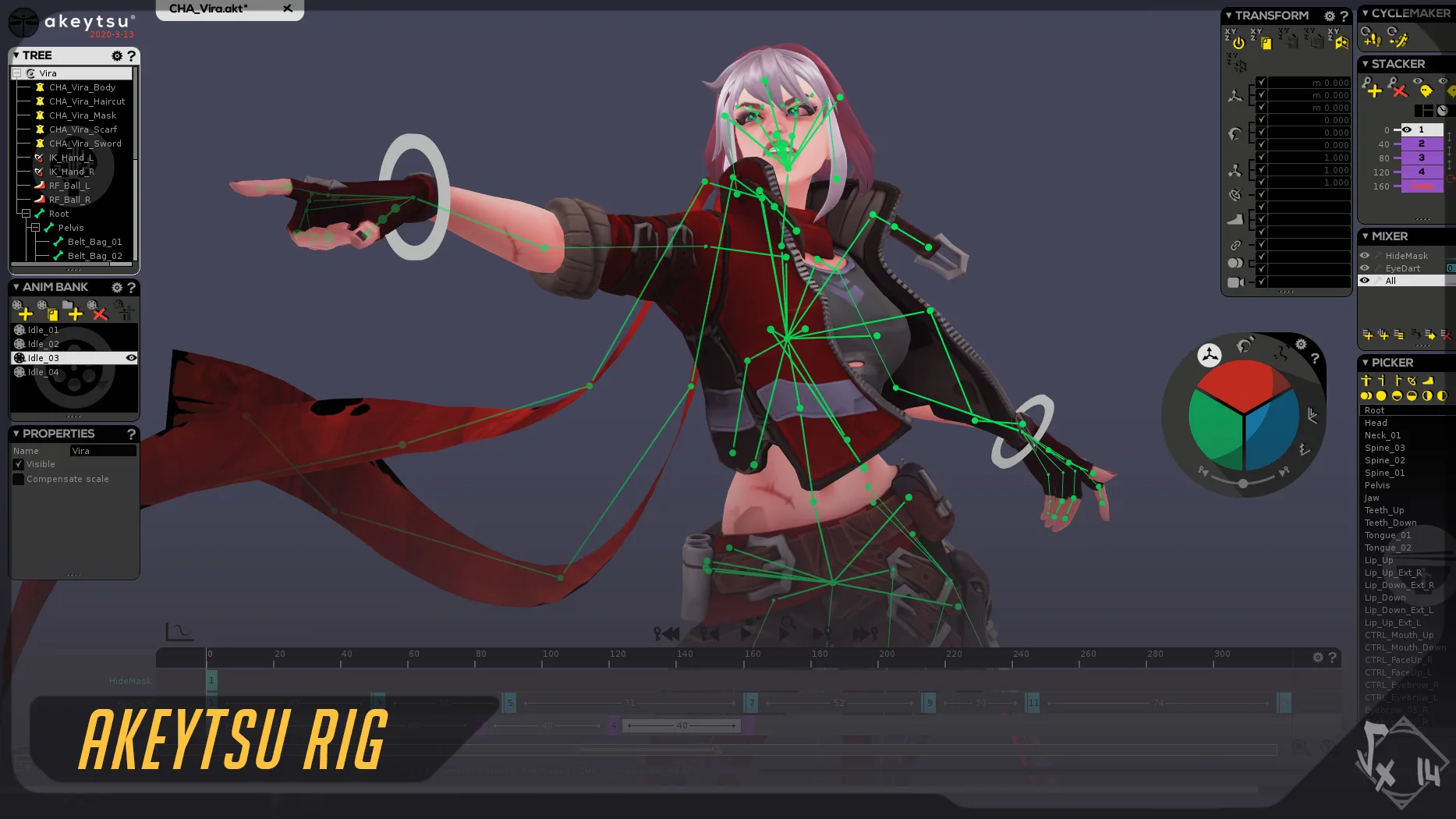 Vira - Full Rig + 4 skins