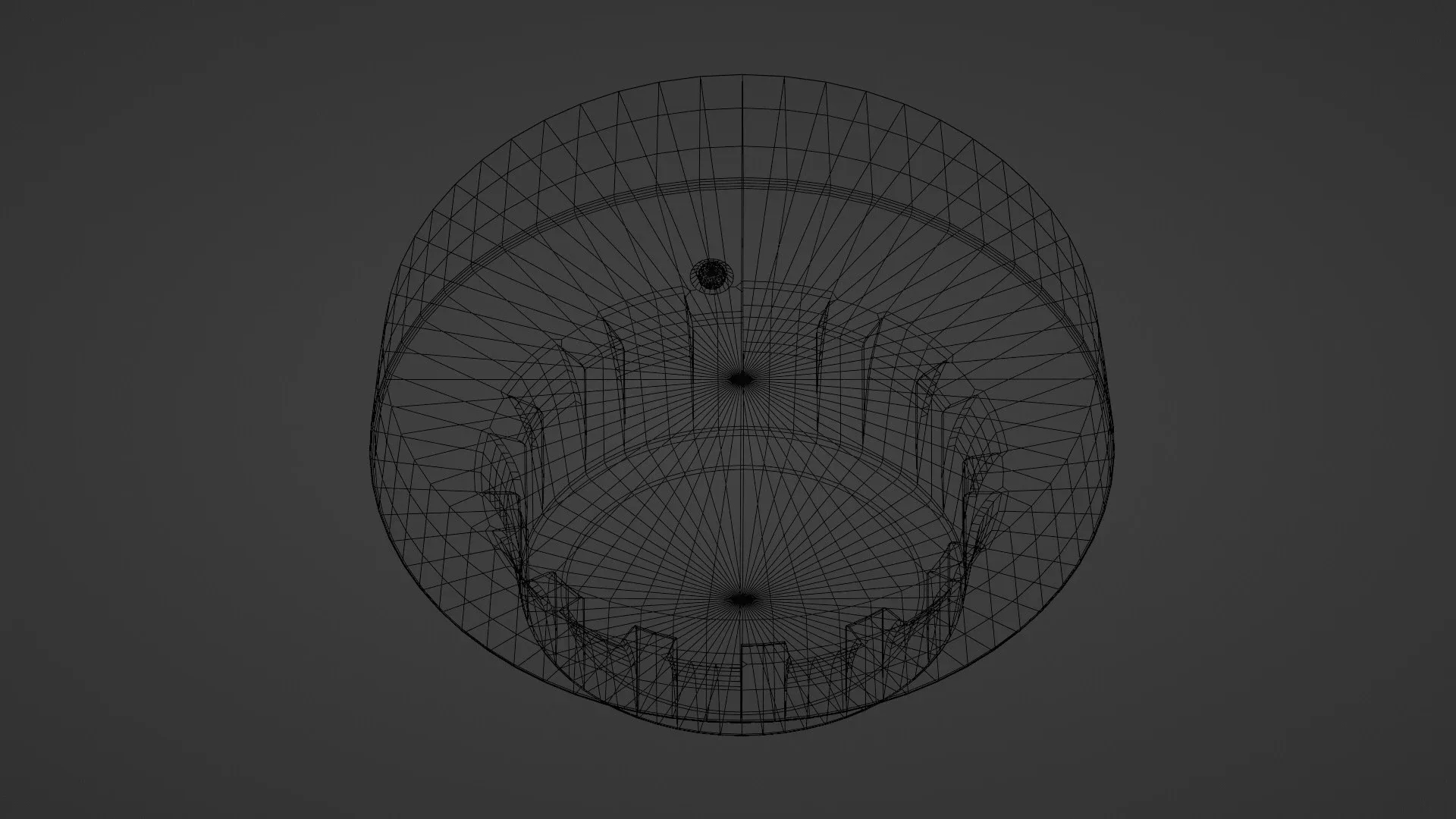 Smoke Alarm 3D Model