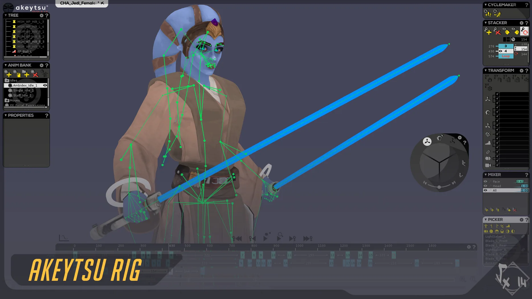 Jedi Knights - Full Rigs + Modular skin mixes