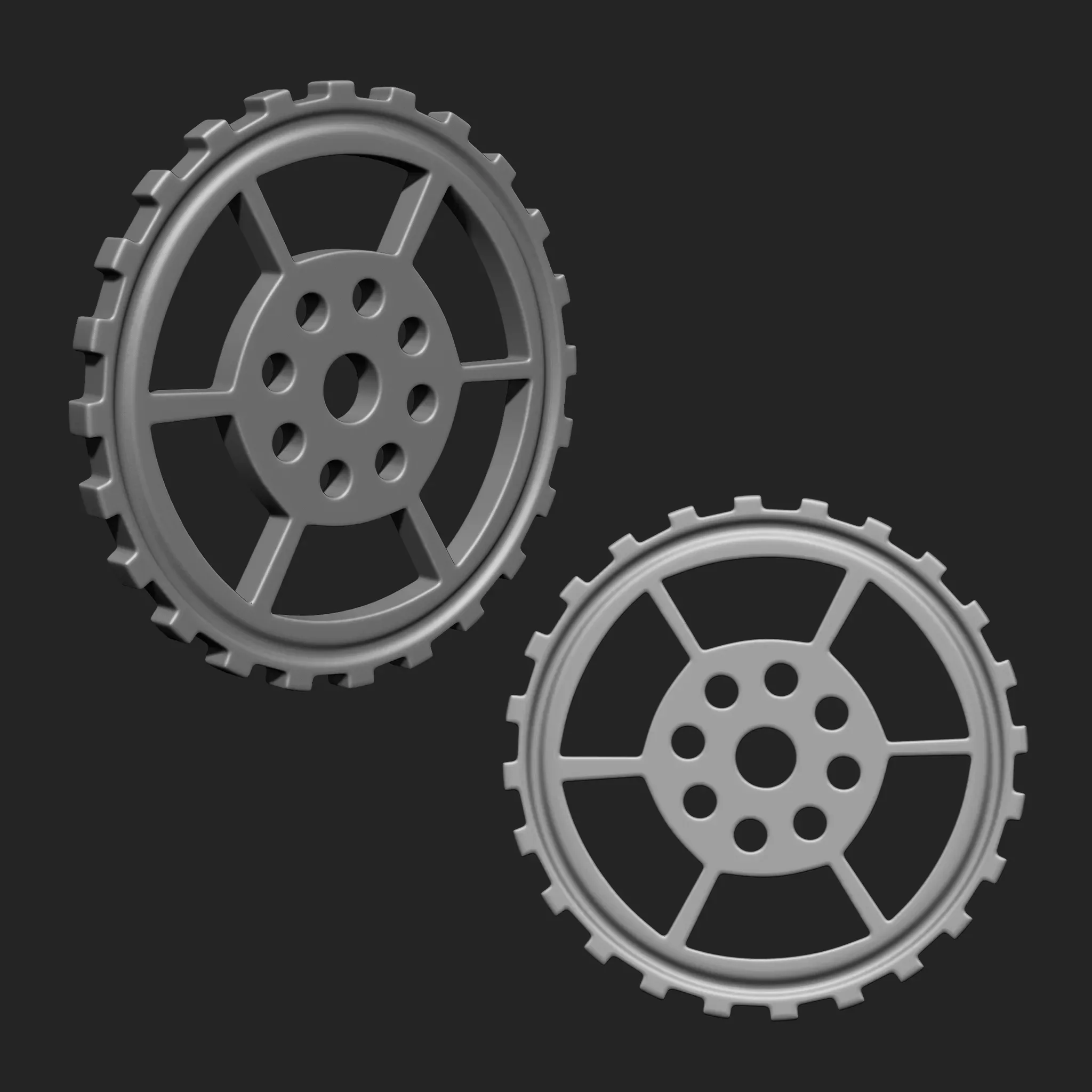 Steampunk Gears IMM Brush Pack 21 in One