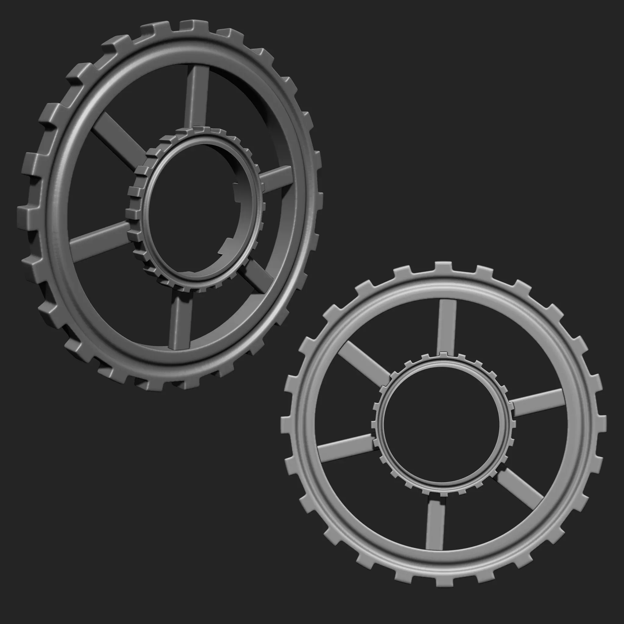 Steampunk Gears IMM Brush Pack 21 in One