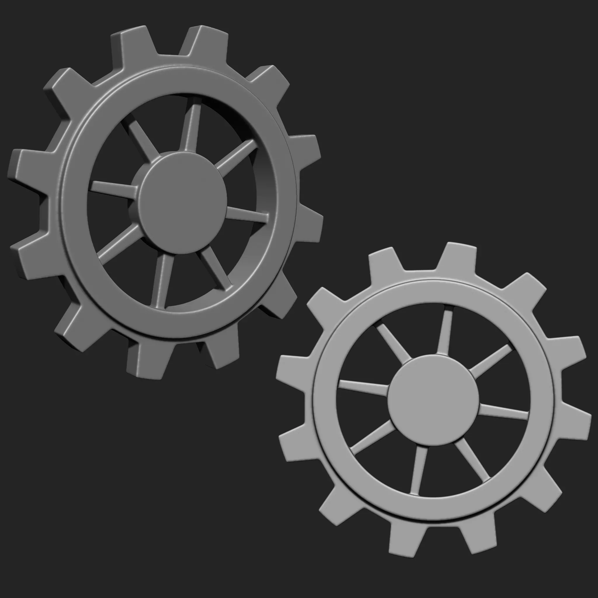 Steampunk Gears IMM Brush Pack 21 in One