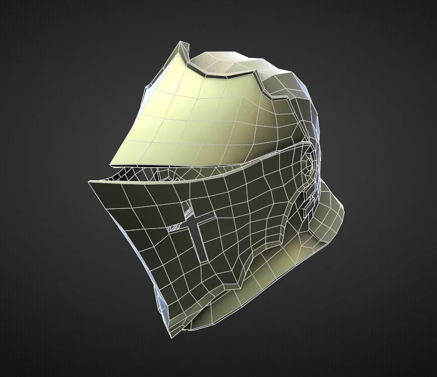 15 HELMETS Low poly and high poly