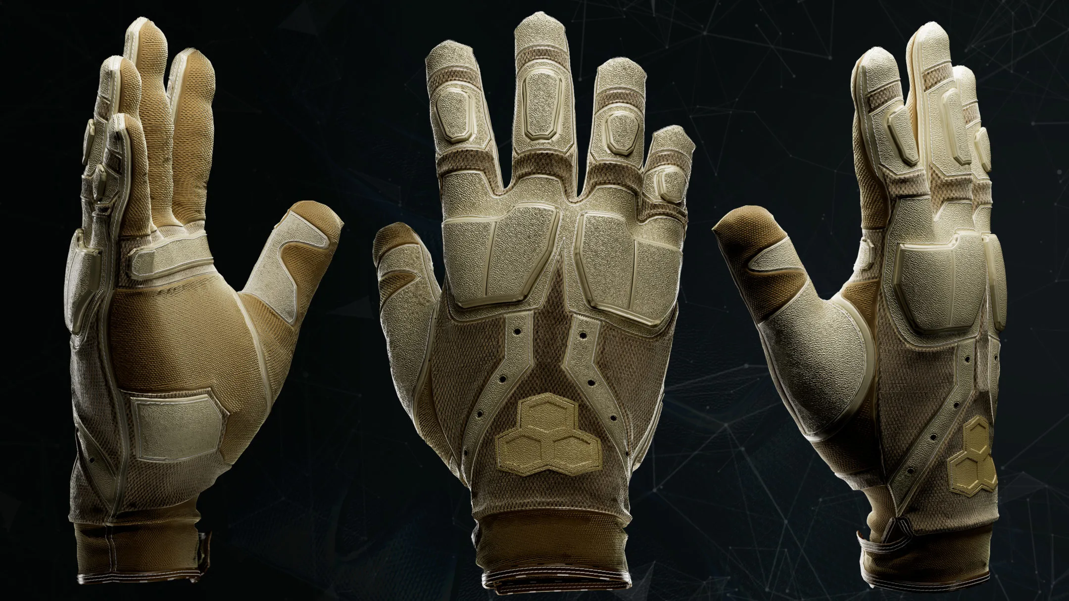 5 Tactical Gloves_MD/CLO3D (zprj) FlippedNormals