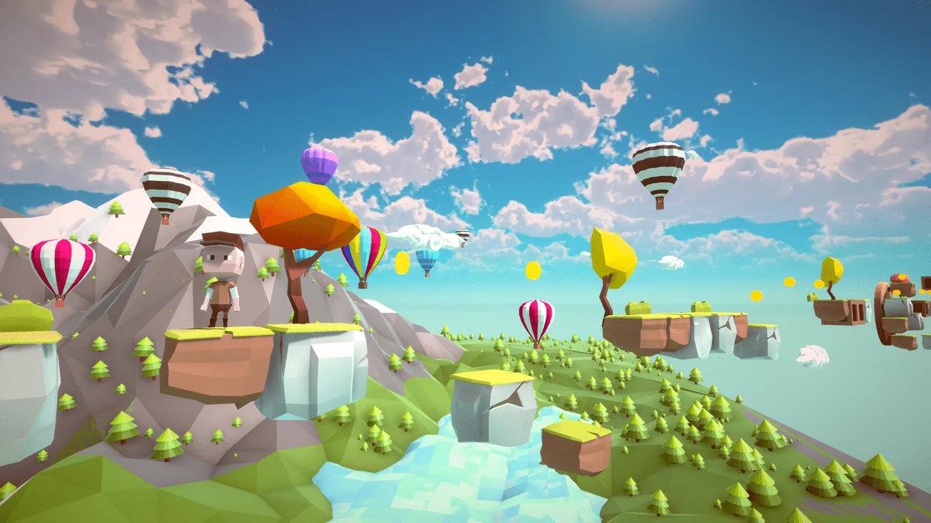 3D Platformer Game Kit - Low Poly Unity