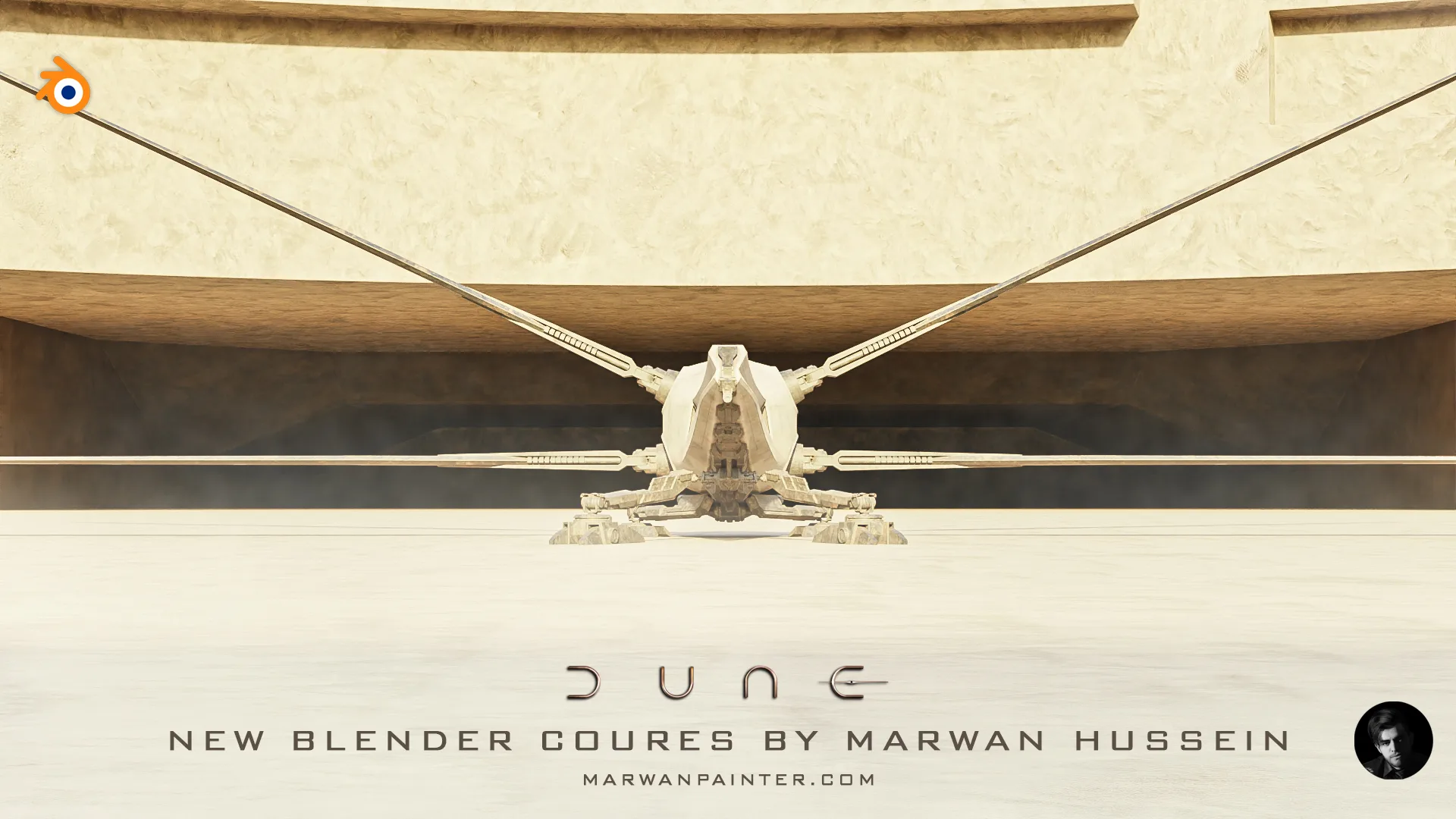 BLENDER: Creating the Dune Ornithopter from start to finish