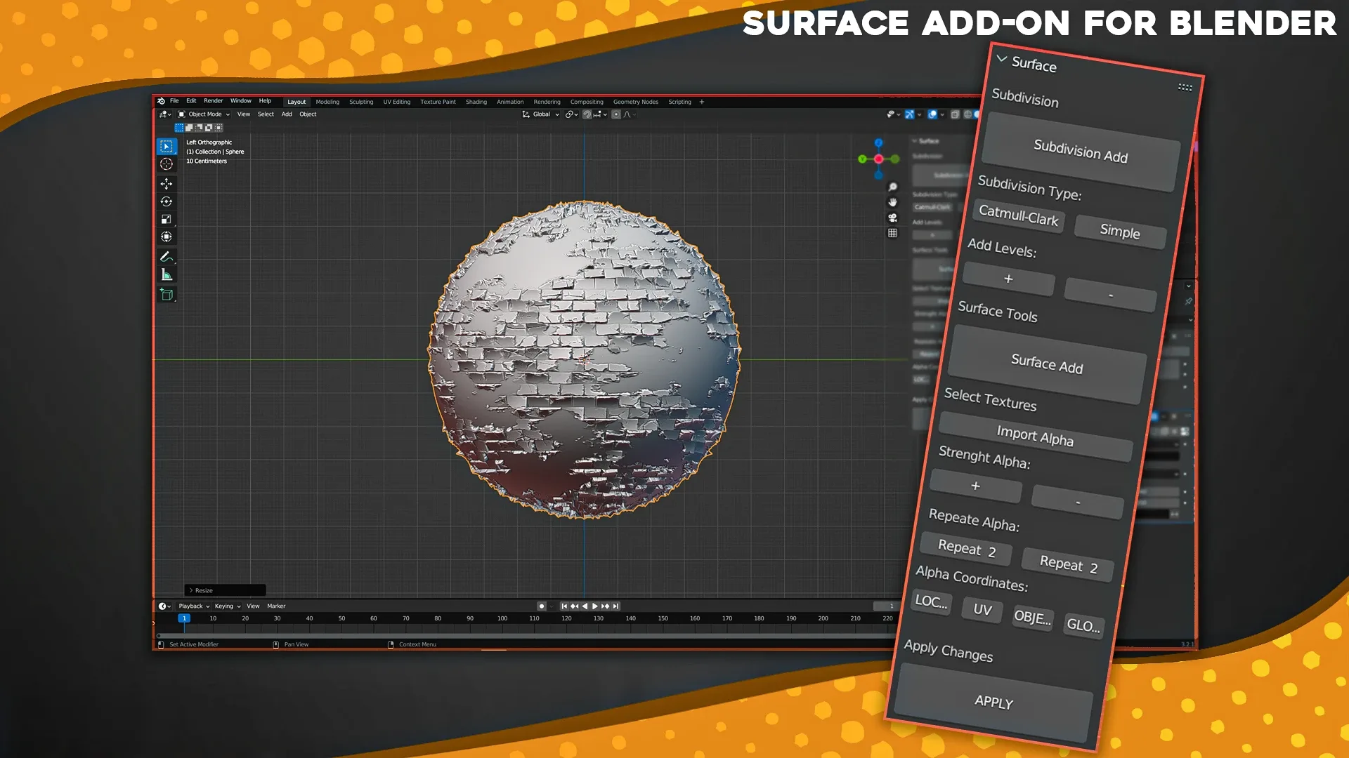 1200+ Alphas Bundle for ZBrush, Bledner. Surface Add-on for Blender.