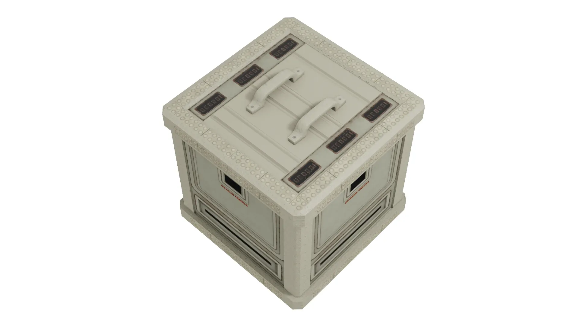 Sci-Fi Boxcrate 3D Model