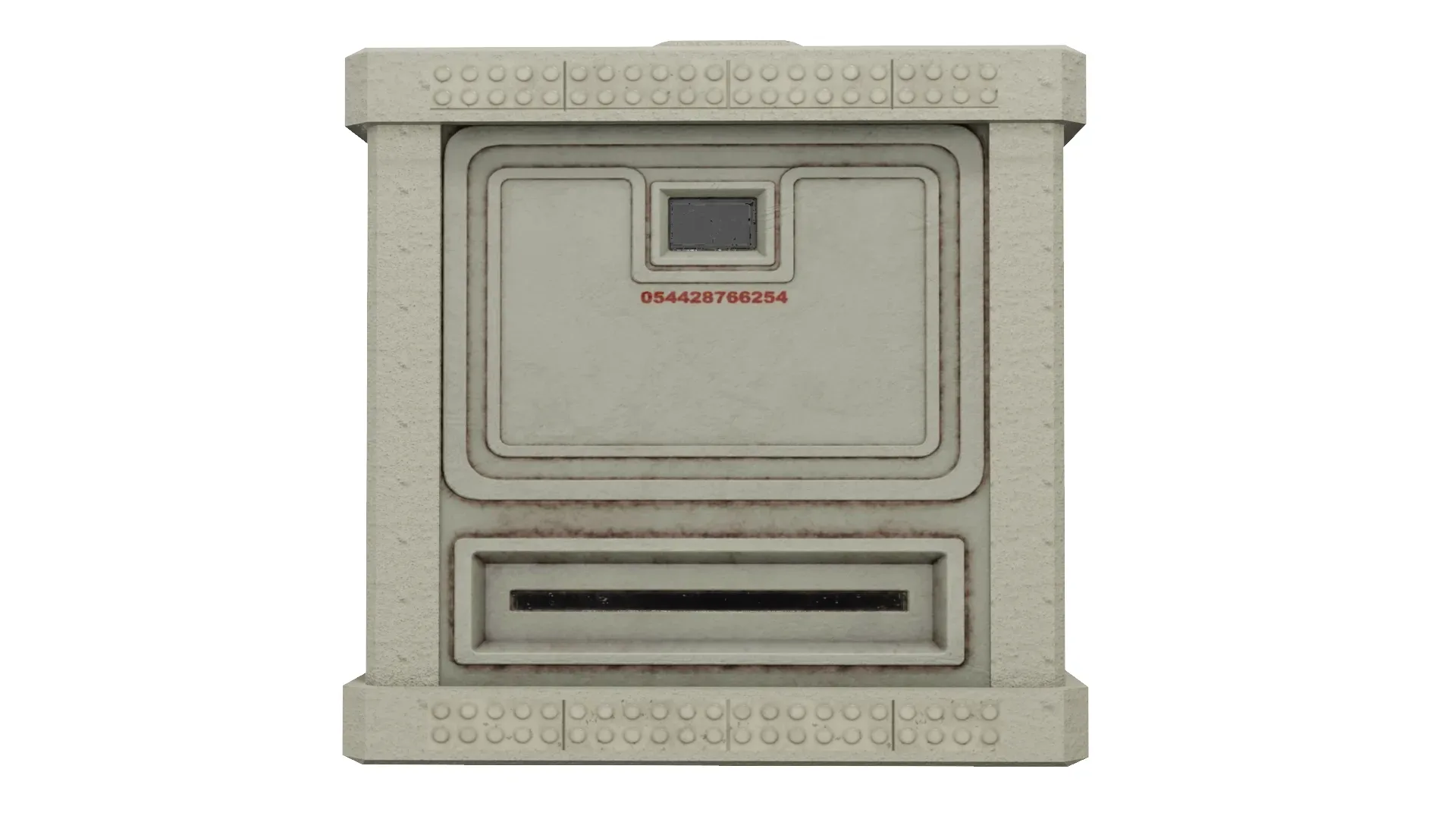 Sci-Fi Boxcrate 3D Model