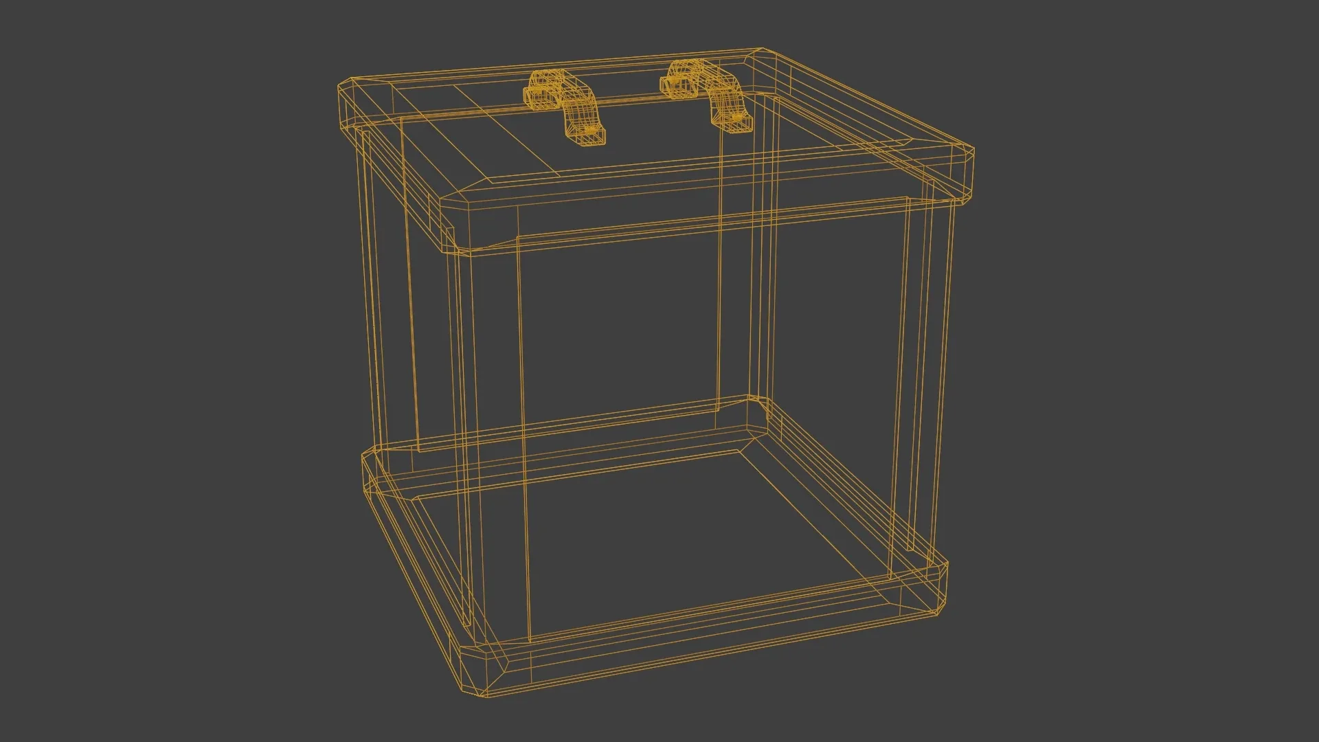 Sci-Fi Boxcrate 3D Model