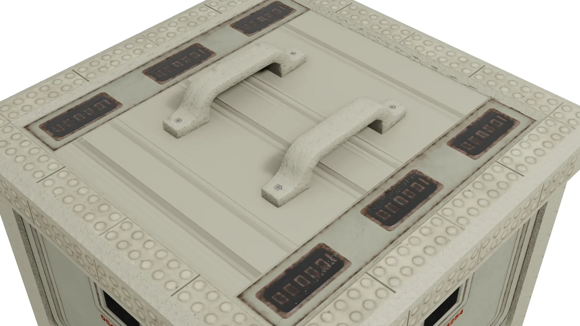 Sci-Fi Boxcrate 3D Model