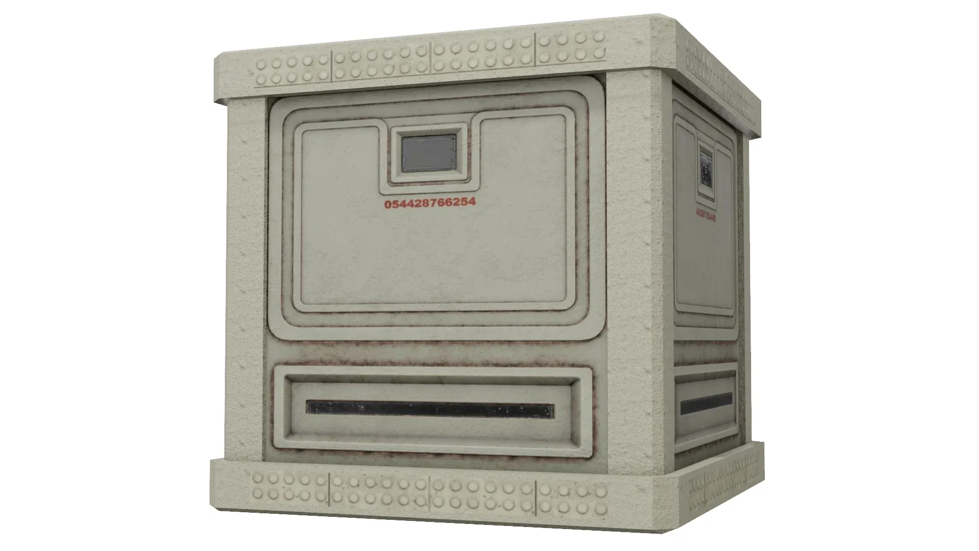 Sci-Fi Boxcrate 3D Model