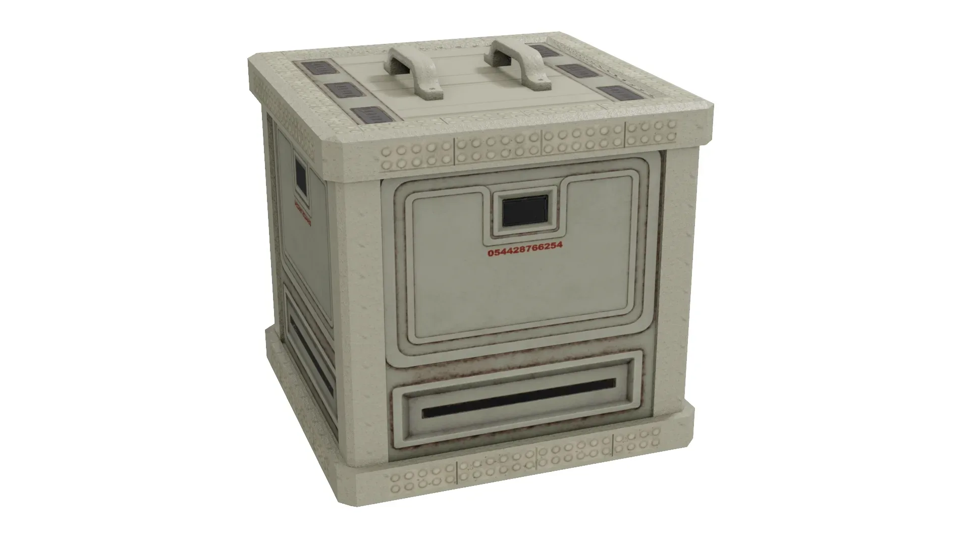 Sci-Fi Boxcrate 3D Model