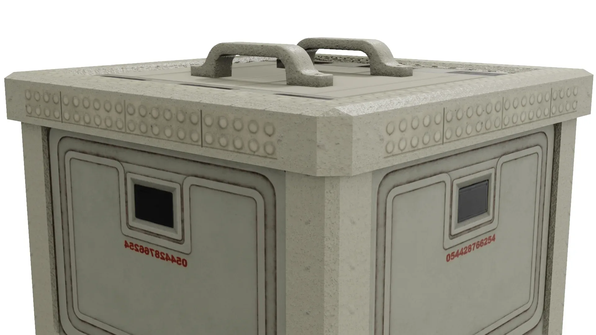 Sci-Fi Boxcrate 3D Model