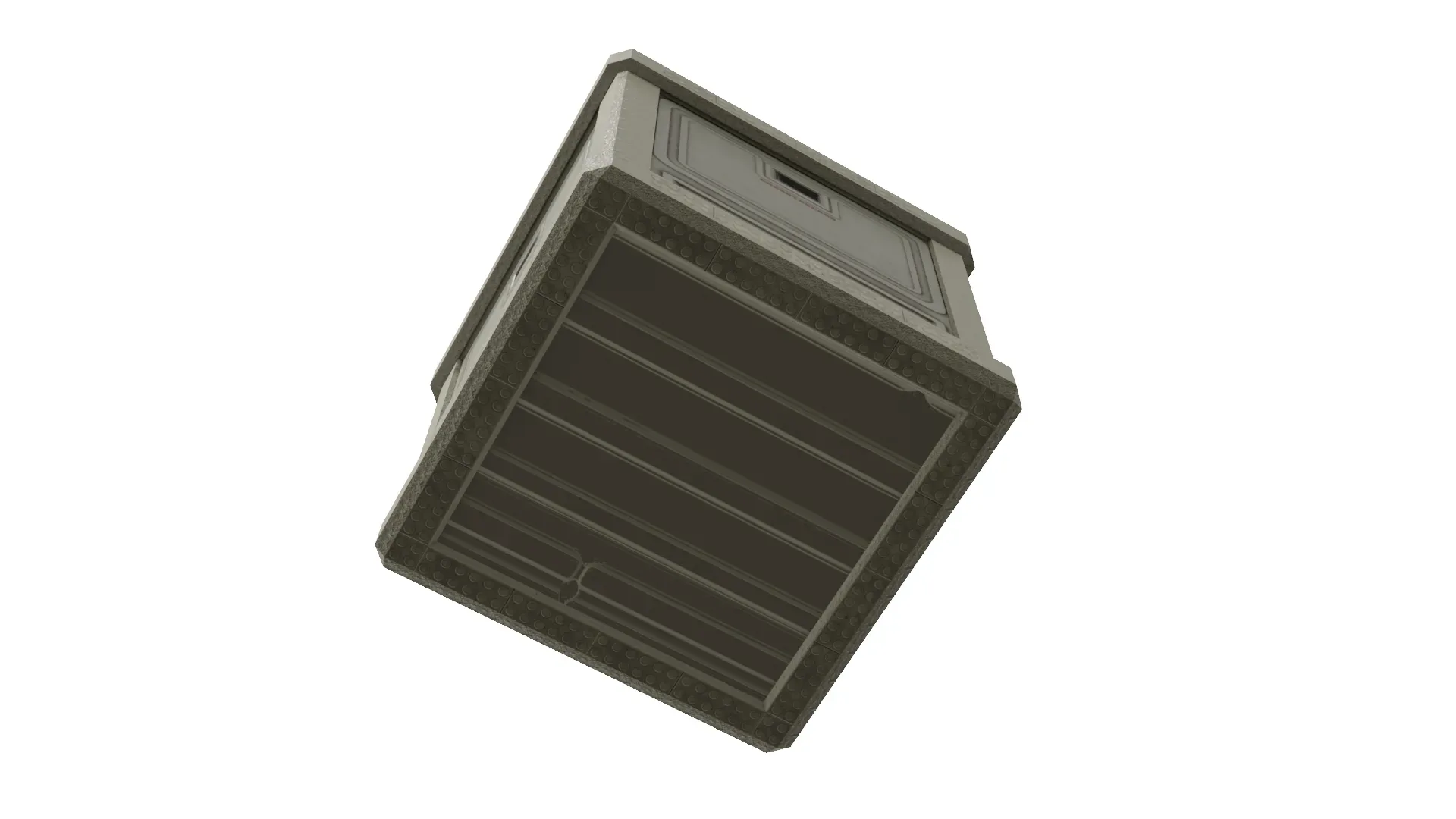 Sci-Fi Boxcrate 3D Model