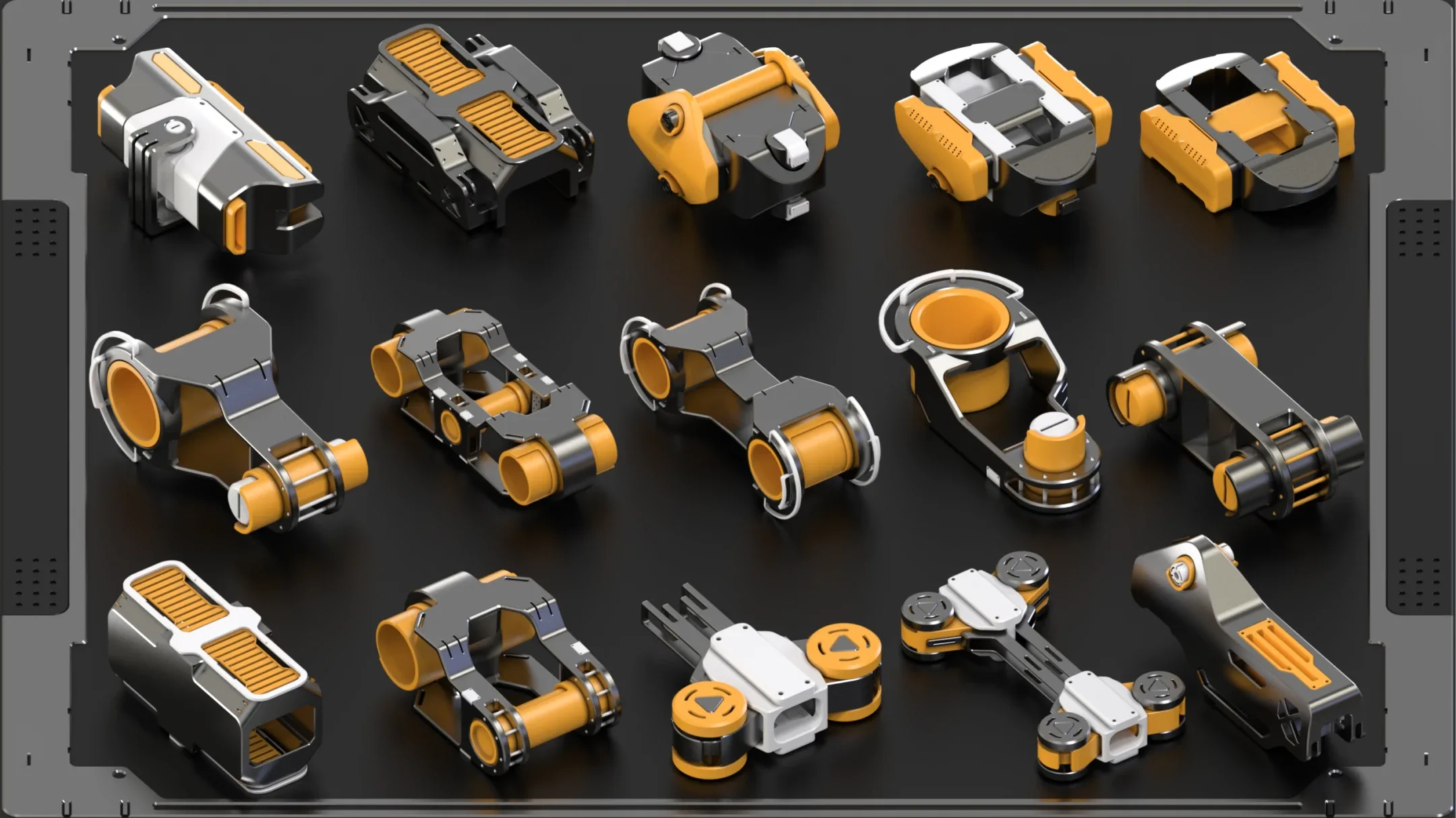 Hard Surface KitBash Vol 7 420 DETAILS