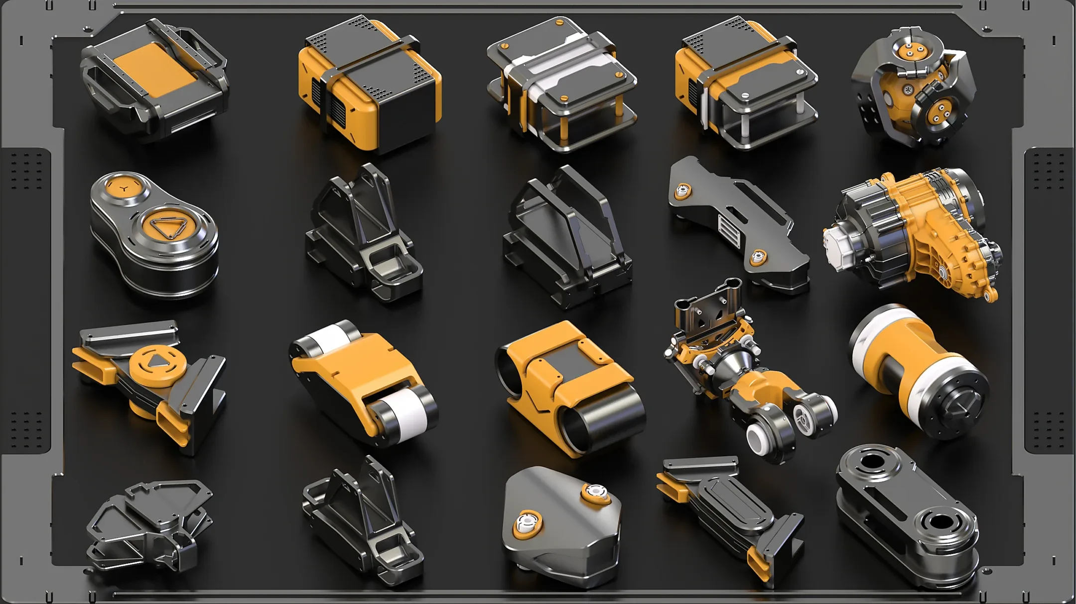 Hard Surface KitBash Vol 7 420 DETAILS