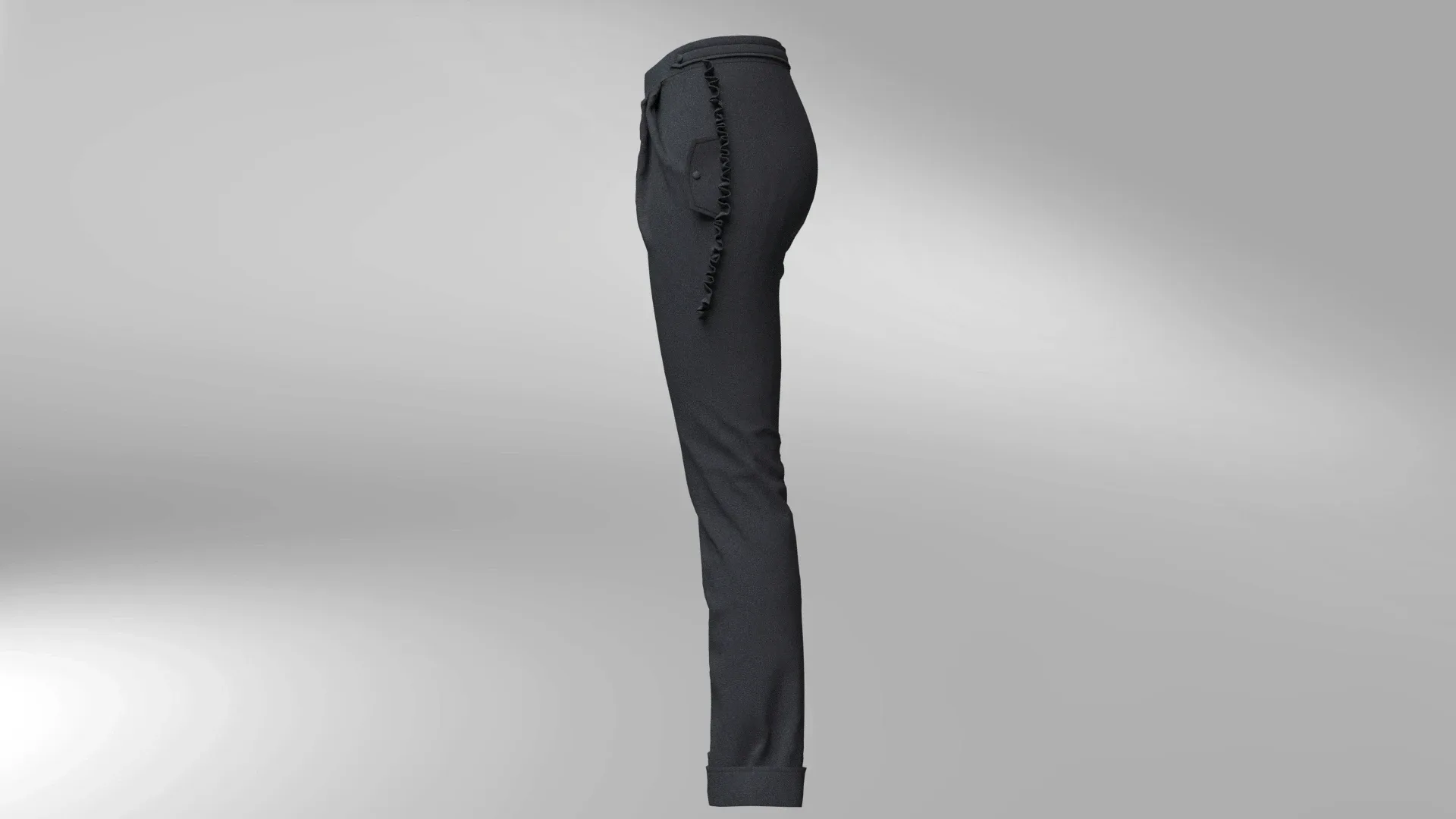 Black stretch jeans for women