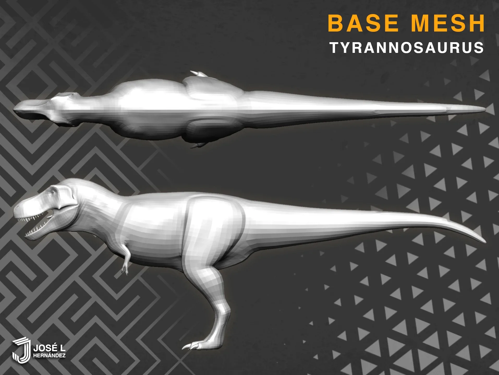 BaseMesh - Tyrannosaurus Rex