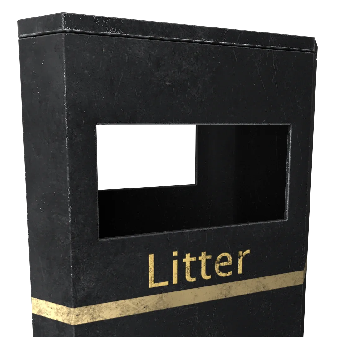 Derby E Slimline Litter Bin