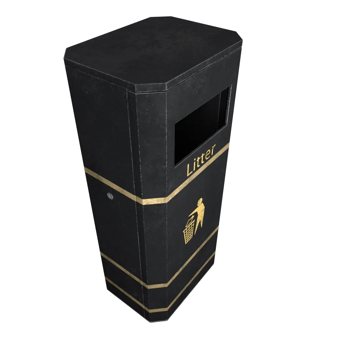 Derby E Slimline Litter Bin