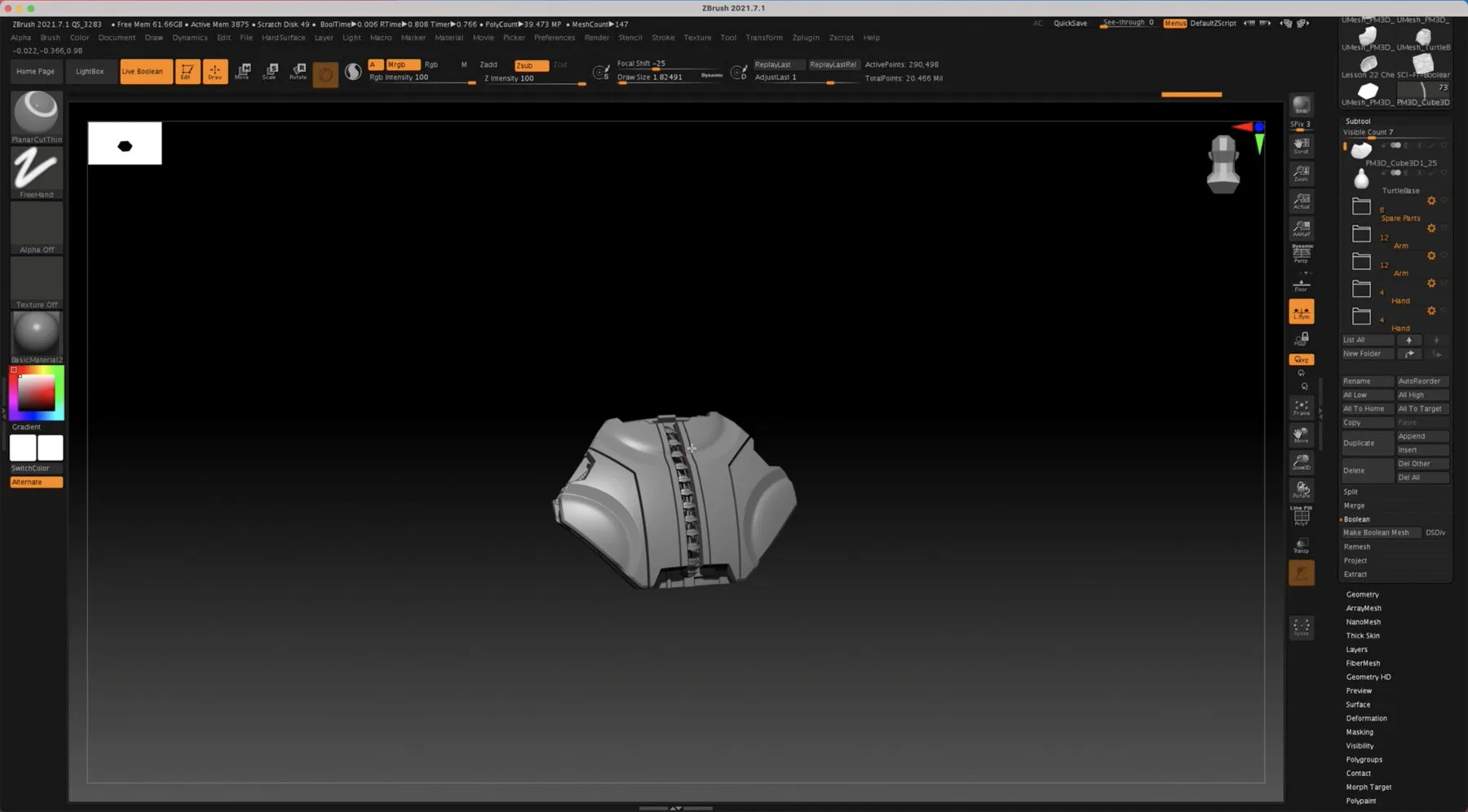 Zbrush Hard Surface Techniques FlippedNormals
