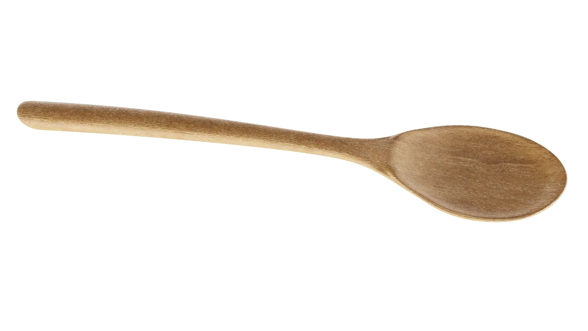 Wooden Spoon 3D Model