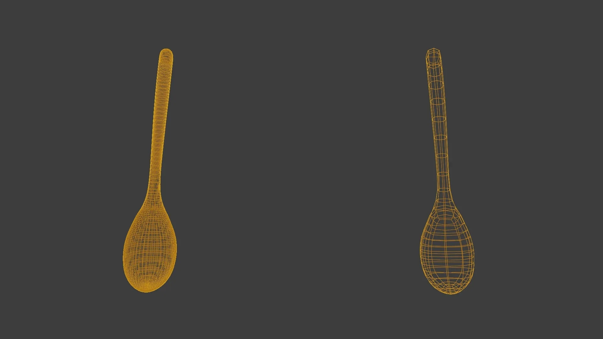 Wooden Spoon 3D Model