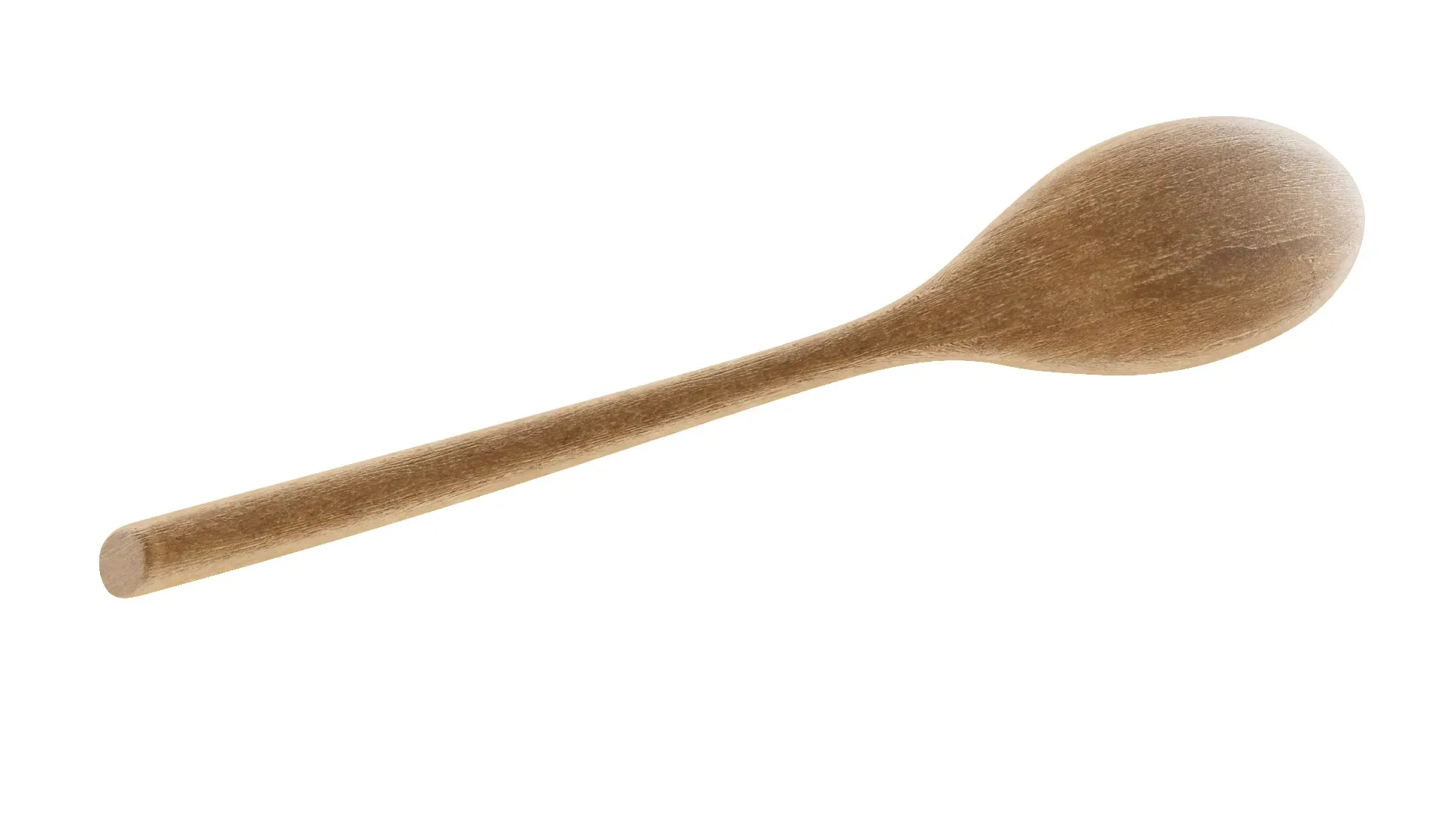 Wooden Spoon 3D Model