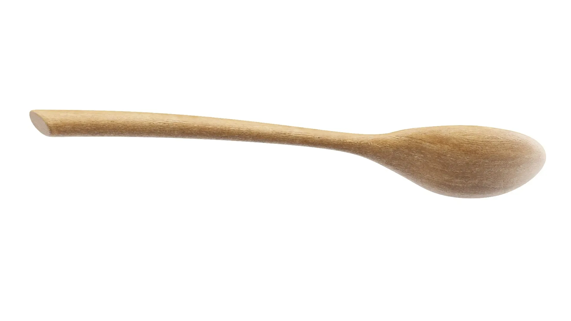 Wooden Spoon 3D Model