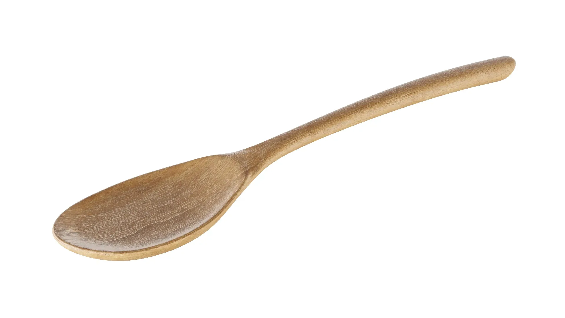 Wooden Spoon 3D Model