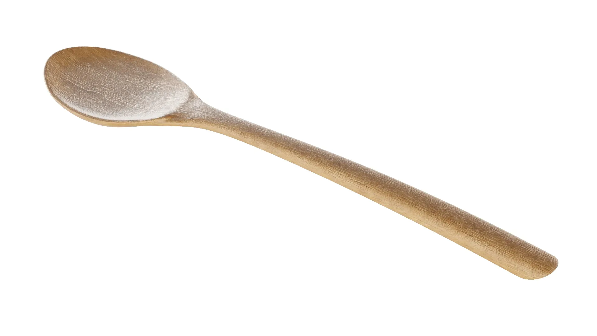 Wooden Spoon 3D Model