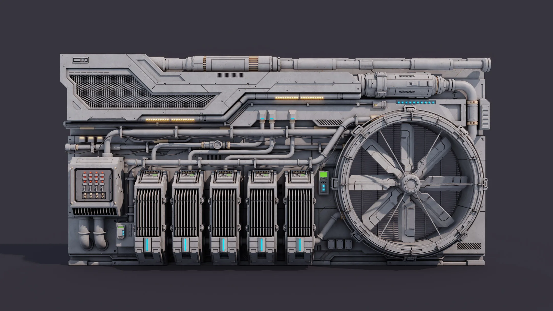 Sci-Fi Architecture Panels Kit - FlippedNormals