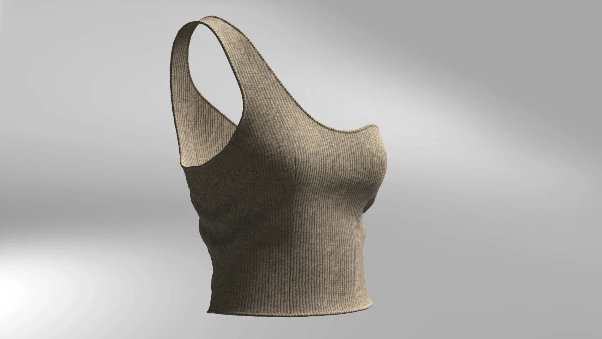 Autumn women's thin ribbed knit sleeveless shirt