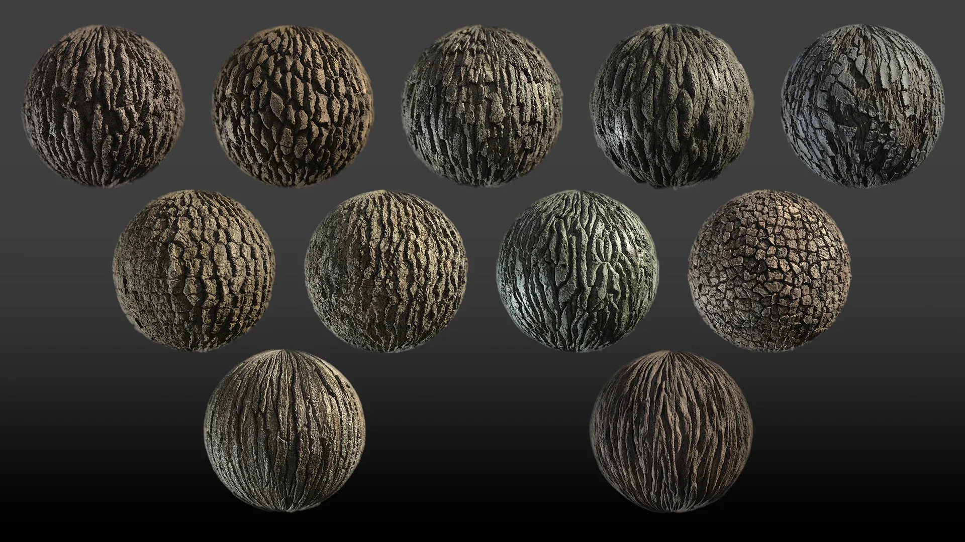 11 High Detail Bark Material (SBSAR, 4K PBR Texture)