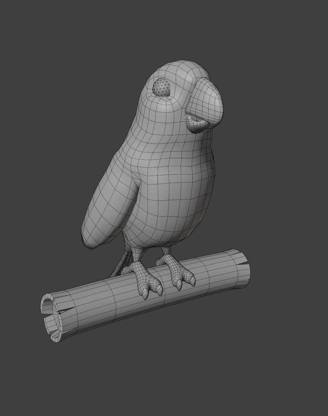 Cartoon Ara Parrot Animated 3D Models